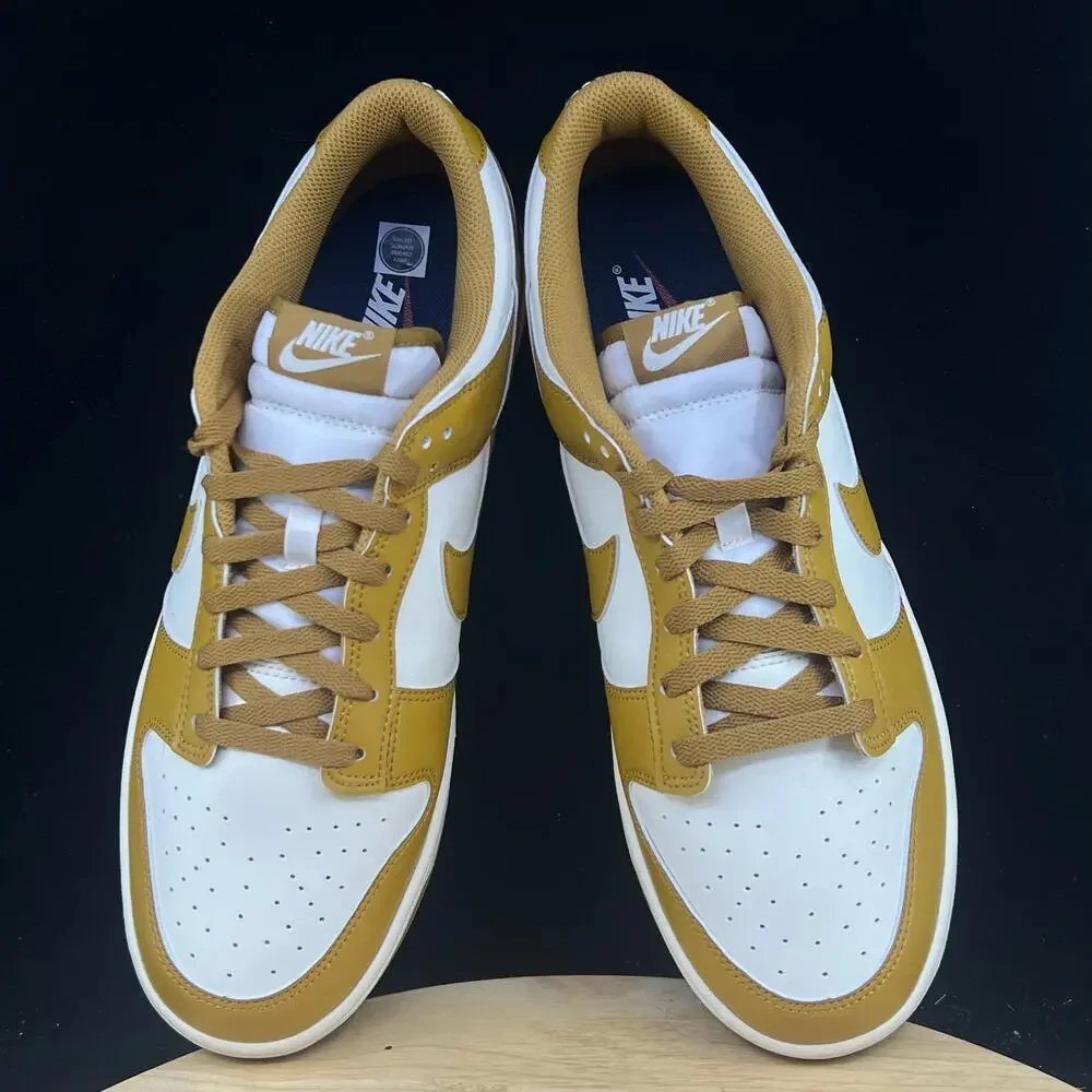 Men's Nike Dunk Low Retro Pale Ivory/Wheat-Pale Ivory (HF5441 108) Size 11.5 - Picture 8 of 10